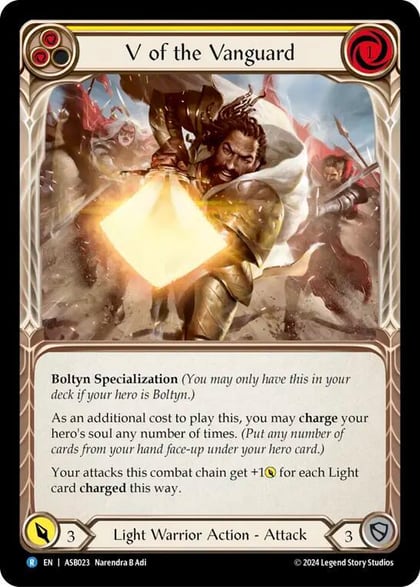 V of the Vanguard, Armory Deck: Boltyn ASB023