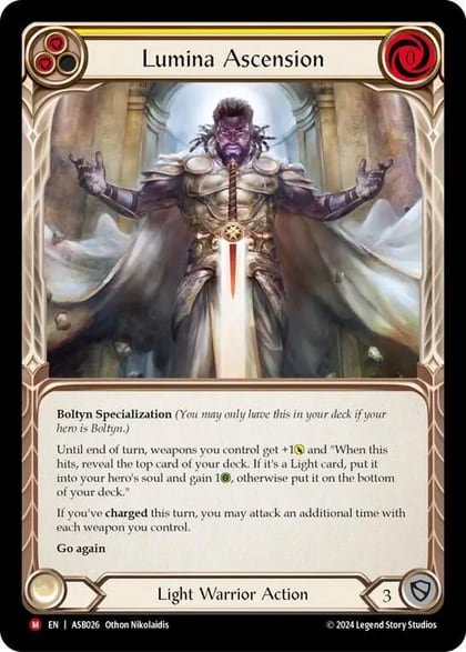 Lumina Ascension, Armory Deck: Boltyn ASB026