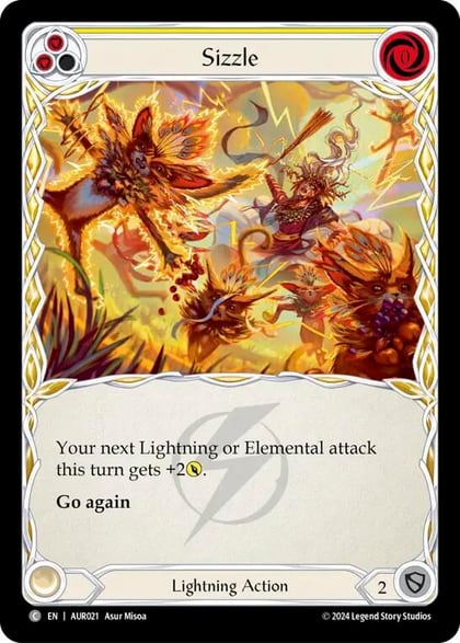 Sizzle (Yellow), 1st Strike AUR021