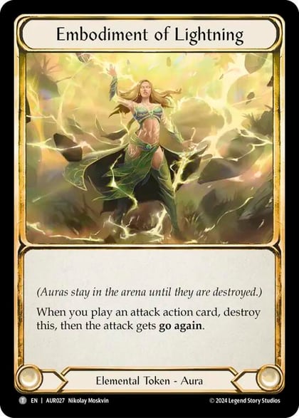 Embodiment of Lightning, 1st Strike AUR027