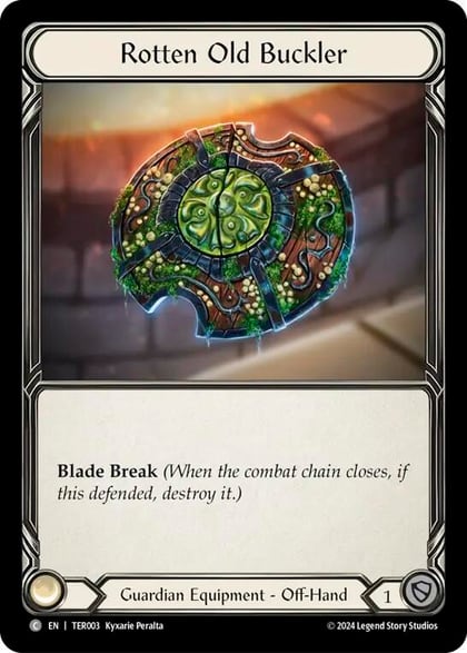 Rotten Old Buckler, 1st Strike TER003