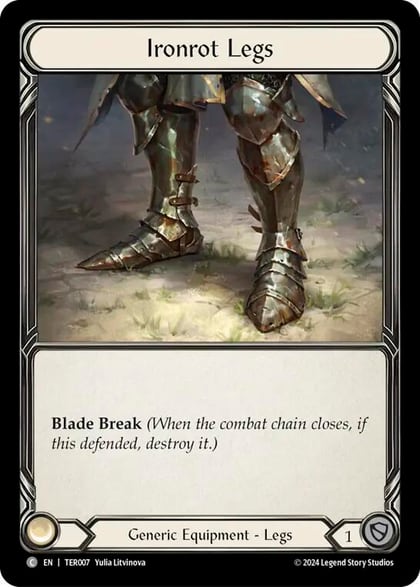 Ironrot Legs (TER), 1st Strike TER007