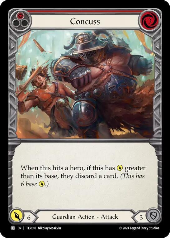 Concuss (Red), 1st Strike TER010