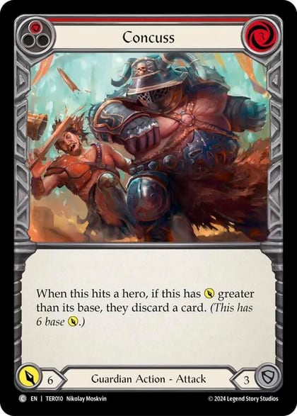 Concuss (Red), 1st Strike TER010