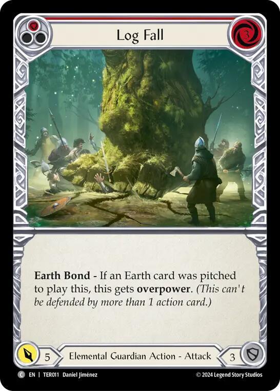 Log Fall (Red), 1st Strike TER011