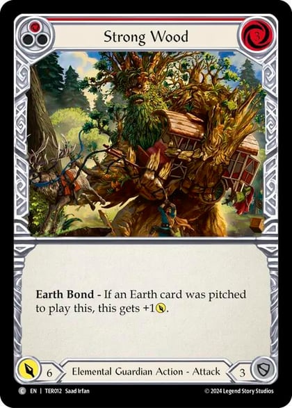 Strong Wood (Red), 1st Strike TER012