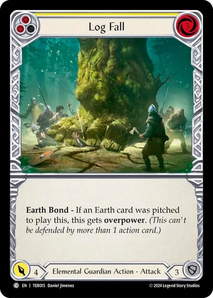 Log Fall (Yellow), 1st Strike TER015
