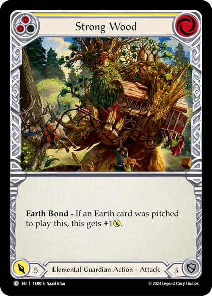 Strong Wood (Yellow), 1st Strike TER016