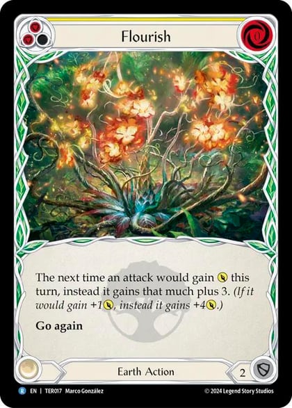 Flourish (Yellow), 1st Strike TER017