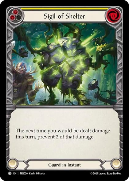 Sigil of Shelter (Yellow), 1st Strike TER020