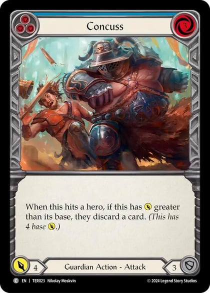 Concuss (Blue), 1st Strike TER023