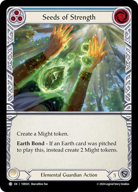 Seeds of Strength (Blue), 1st Strike TER025