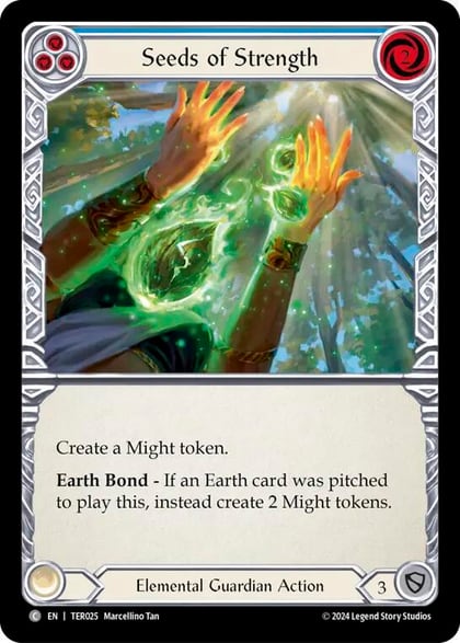 Seeds of Strength (Blue), 1st Strike TER025