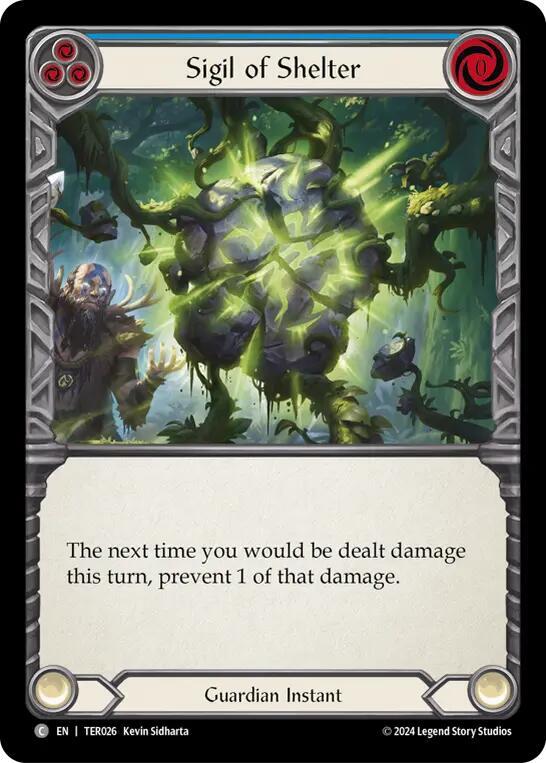 Sigil of Shelter (Blue), 1st Strike TER026