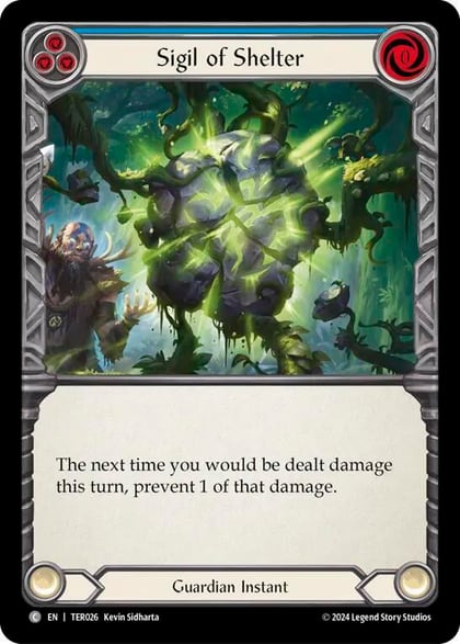 Sigil of Shelter (Blue), 1st Strike TER026