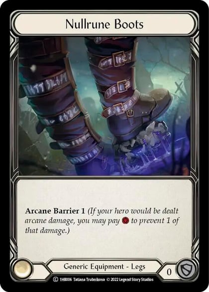 Nullrune Boots, Historic Pack 1 Blitz Deck: Bravo 1HB006