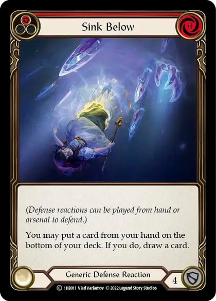 Sink Below (Red), Historic Pack 1 Blitz Deck: Bravo 1HB011