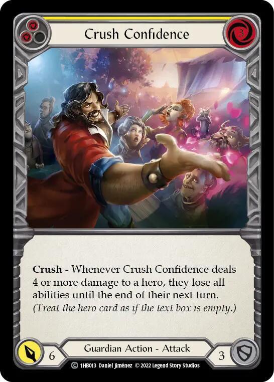 Crush Confidence (Yellow), Historic Pack 1 Blitz Deck: Bravo 1hb013