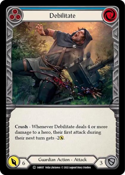 Debilitate (Blue), Historic Pack 1 Blitz Deck: Bravo 1HB017