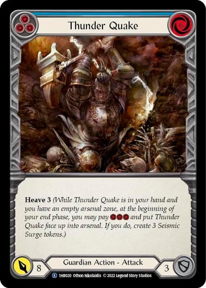 Thunder Quake (Blue), Historic Pack 1 Blitz Deck: Bravo 1HB020