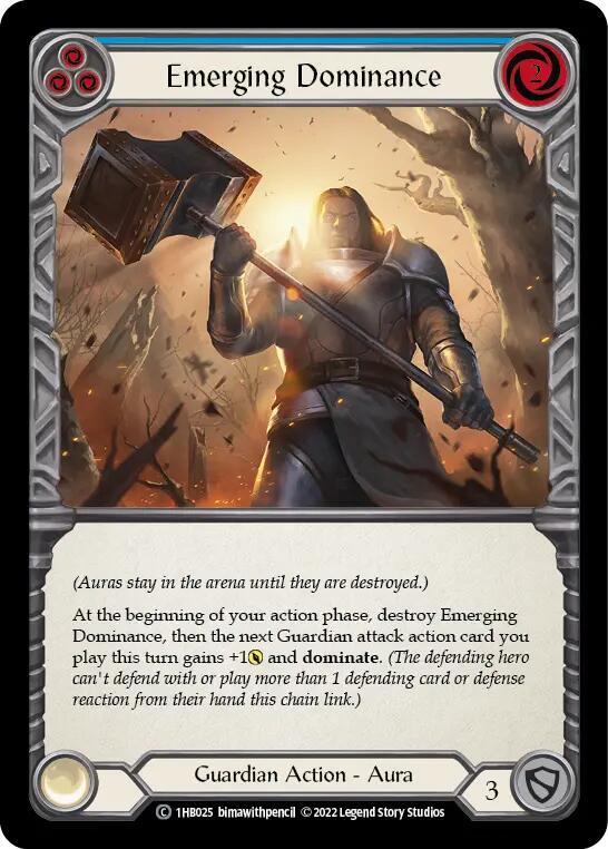 Emerging Dominance (Blue), Historic Pack 1 Blitz Deck: Bravo 1HB025