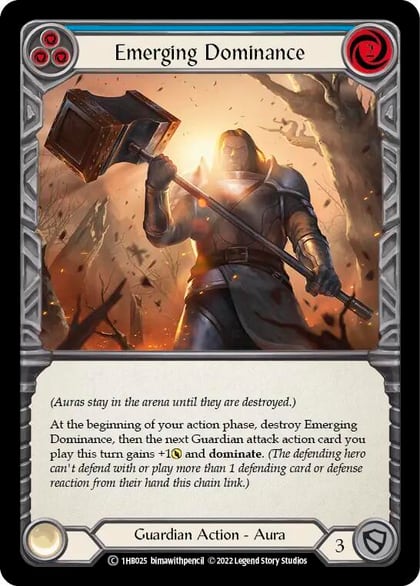 Emerging Dominance (Blue), Historic Pack 1 Blitz Deck: Bravo 1HB025