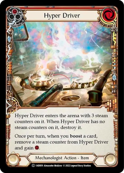 Hyper Driver (Red), Historic Pack 1 Blitz Deck: Dash 1HD009