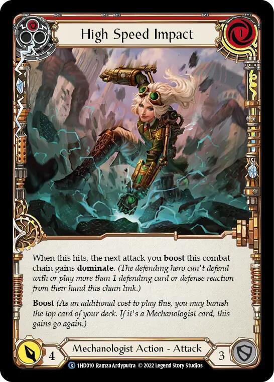 High Speed Impact (Red), Historic Pack 1 Blitz Deck: Dash 1HD010