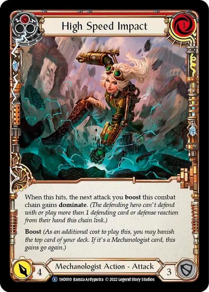 High Speed Impact (Red), Historic Pack 1 Blitz Deck: Dash 1HD010