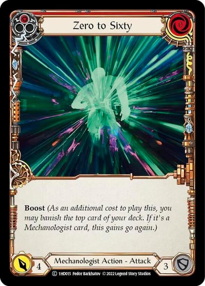 Zero to Sixty (Red), Historic Pack 1 Blitz Deck: Dash 1HD015