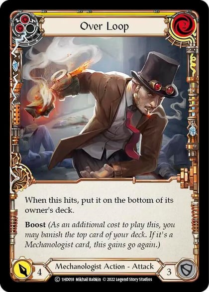 Over Loop (Yellow), Historic Pack 1 Blitz Deck: Dash 1HD018