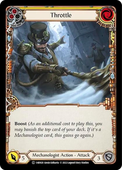 Throttle (Yellow), Historic Pack 1 Blitz Deck: Dash 1HD020