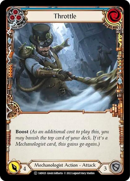 Throttle (Blue), Historic Pack 1 Blitz Deck: Dash 1HD025