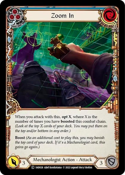 Zoom In (Blue), Historic Pack 1 Blitz Deck: Dash 1HD028