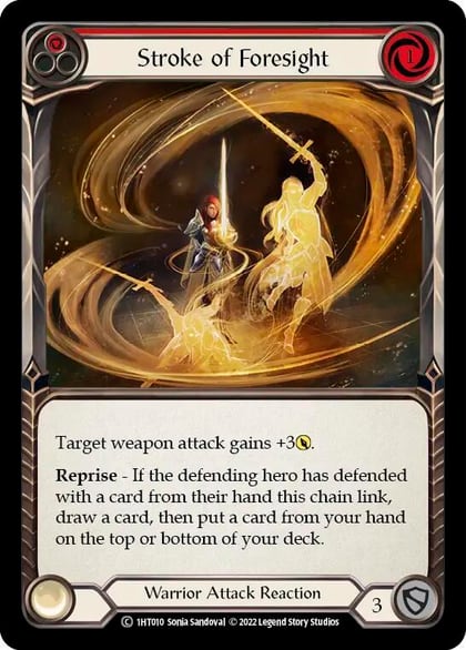 Stroke of Foresight (Red), Historic Pack 1 Blitz Deck: Dorinthea 1HT010