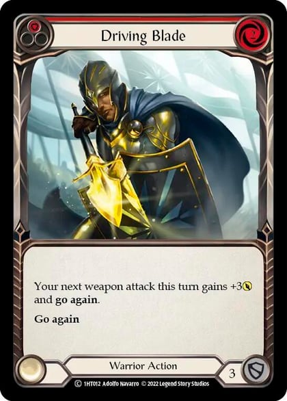 Driving Blade (Red), Historic Pack 1 Blitz Deck: Dorinthea 1HT012