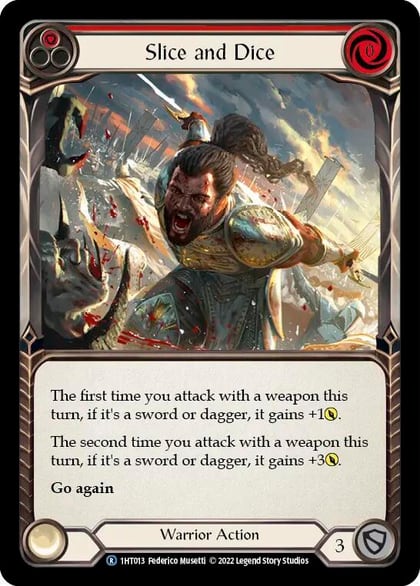 Slice and Dice (Red), Historic Pack 1 Blitz Deck: Dorinthea 1HT013