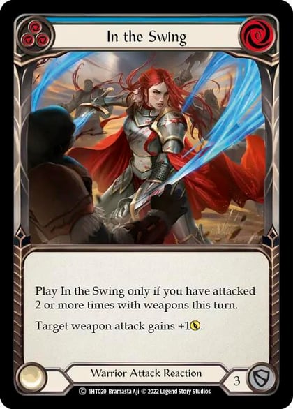 In the Swing (Blue), Historic Pack 1 Blitz Deck: Dorinthea 1HT020