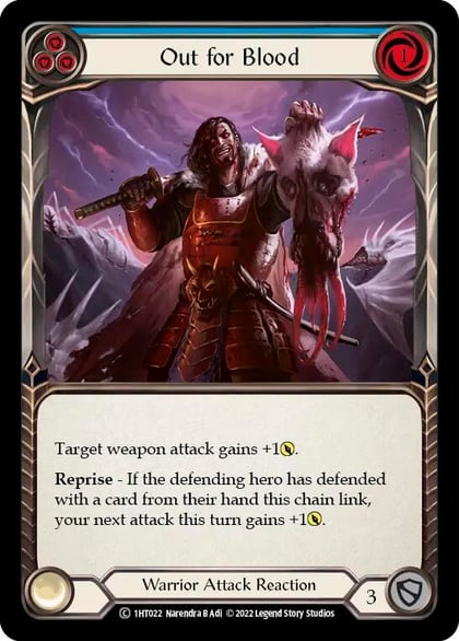 Out for Blood (Blue), Historic Pack 1 Blitz Deck: Dorinthea 1HT022