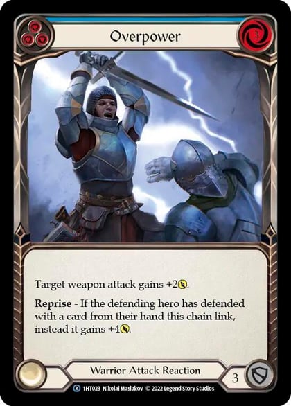 Overpower (Blue), Historic Pack 1 Blitz Deck: Dorinthea 1HT023