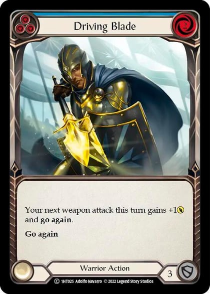 Driving Blade (Blue), Historic Pack 1 Blitz Deck: Dorinthea 1HT025
