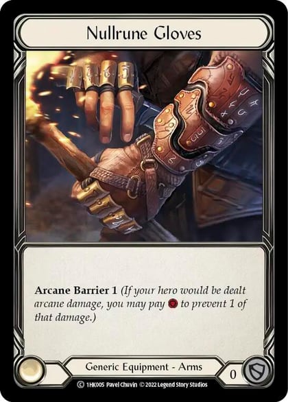 Nullrune Gloves, Historic Pack 1 Blitz Deck: Kano 1HK005