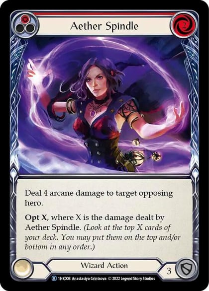 Aether Spindle (Red), Historic Pack 1 Blitz Deck: Kano 1HK008
