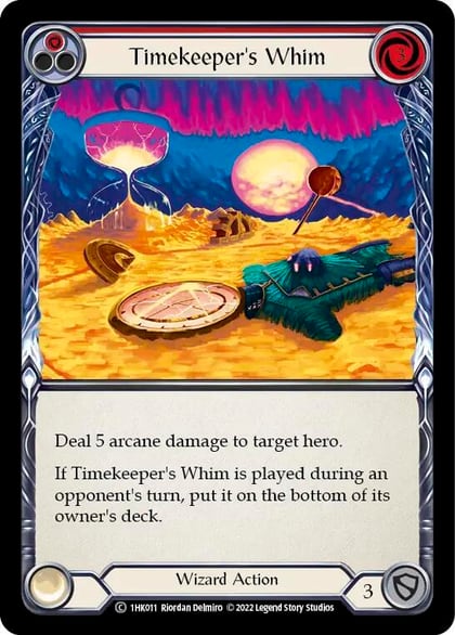 Timekeeper's Whim (Red), Historic Pack 1 Blitz Deck: Kano 1HK011