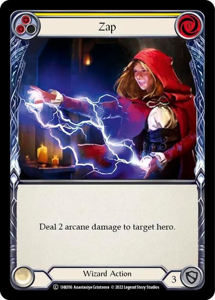 Zap (Yellow), Historic Pack 1 Blitz Deck: Kano 1HK016