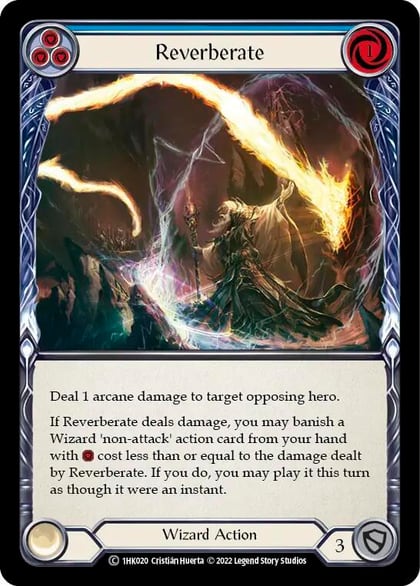 Reverberate (Blue), Historic Pack 1 Blitz Deck: Kano 1HK020