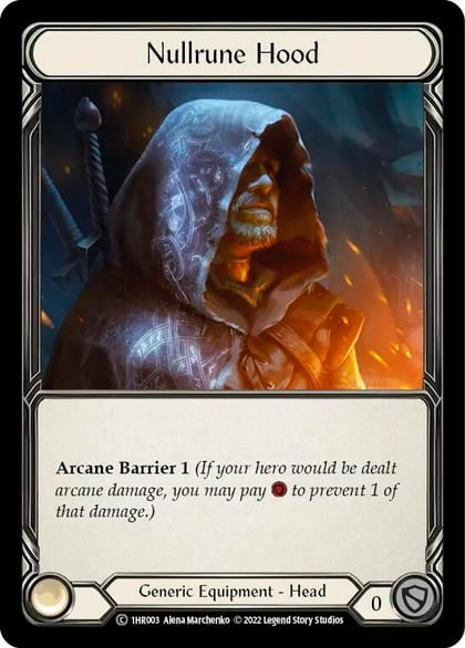 Nullrune Hood, Historic Pack 1 Blitz Deck: Rhinar 1HR003