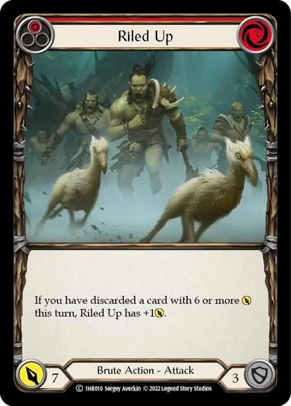 Riled Up (Red), Historic Pack 1 Blitz Deck: Rhinar 1HR010