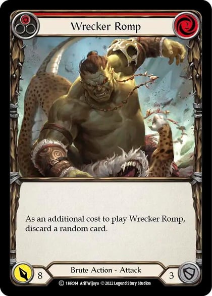 Wrecker Romp (Red), Historic Pack 1 Blitz Deck: Rhinar 1HR014