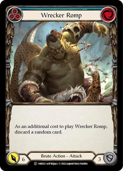 Wrecker Romp (Blue), Historic Pack 1 Blitz Deck: Rhinar 1HR022